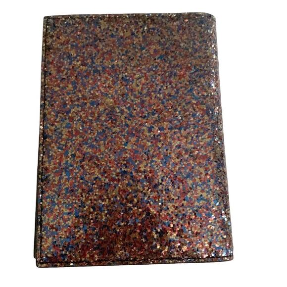 Coach Bronze Glitter Passport Case NWT Hard to Find - Picture 3 of 7